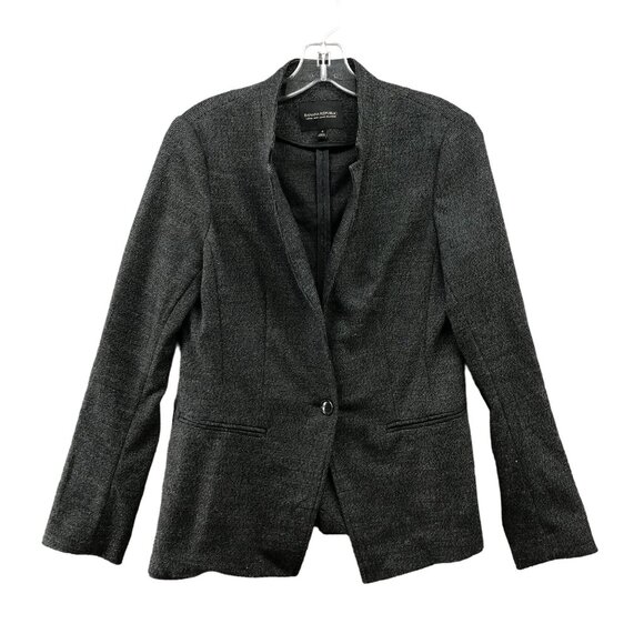 Banana Republic Jackets & Blazers - Banana Republic Long And Lean Blazer Womens Size 4 Knit Ponte Gray